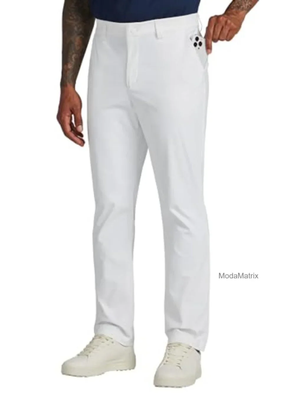 Stretch Golf & Work Pants for Men, Lightweight Quick Dry Slacks with Pockets